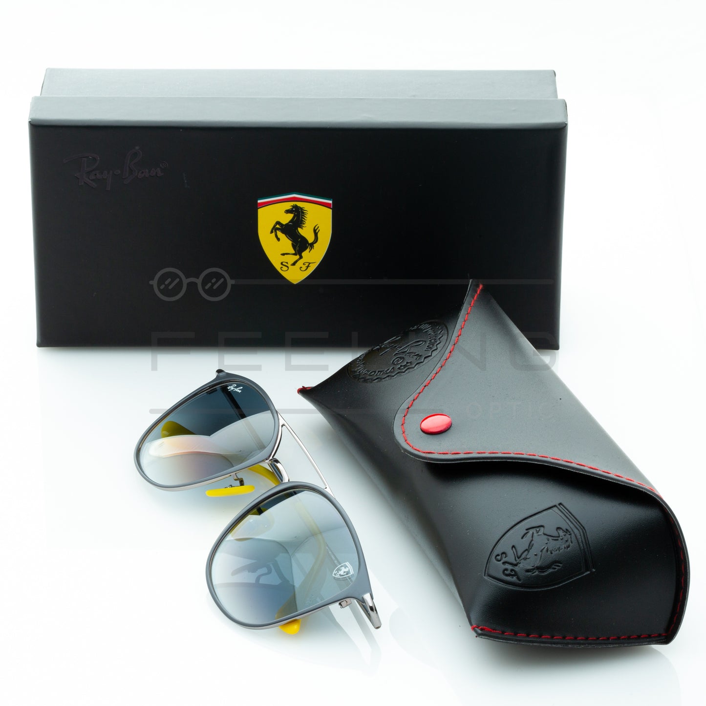 RAYBAN FERRARI RB-3601M - Gris & Jaune