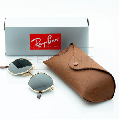 RAYBAN Hexago RB-3548 - Noir & Gold