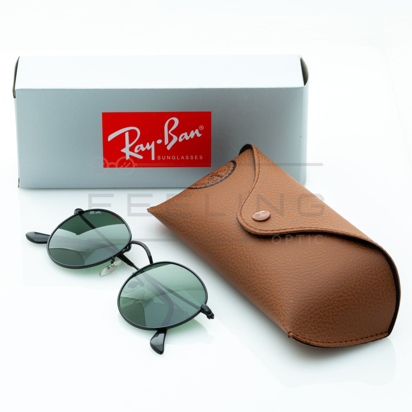 RAYBAN Round RB-3447 - Vert & Noir