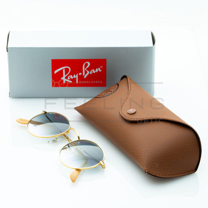 RAYBAN Round RB-3447 - Bleu & Gold