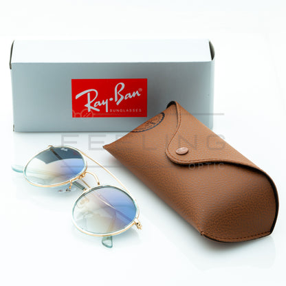 RAYBAN Double Bridge RB-3647N - Bleu & Gold
