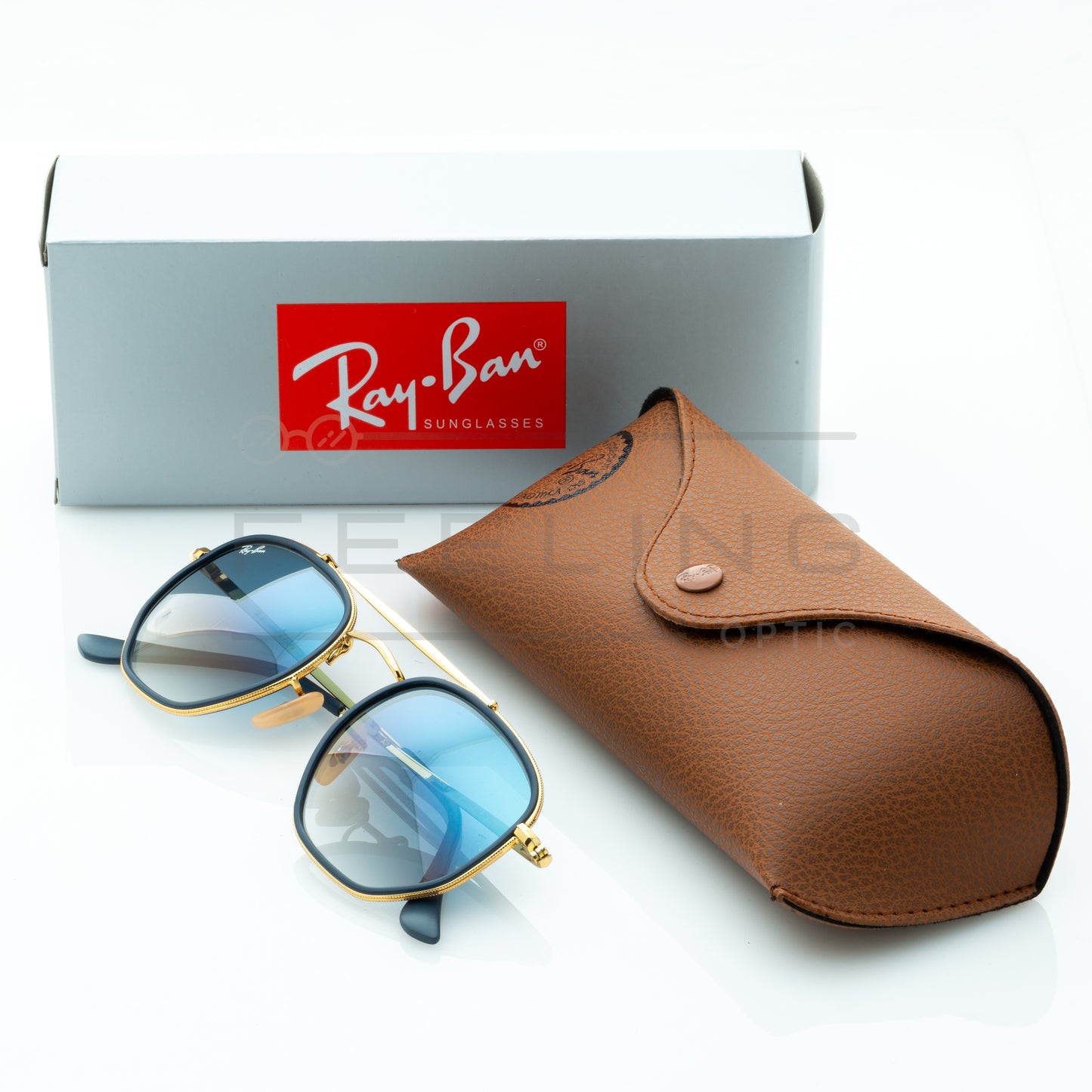 RAYBAN MARSHAL II RB-3648M - Bleu & Gold