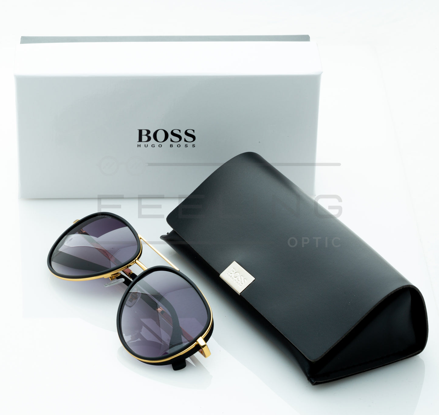 HUGO BOSS 0510/S - Noir & Gold
