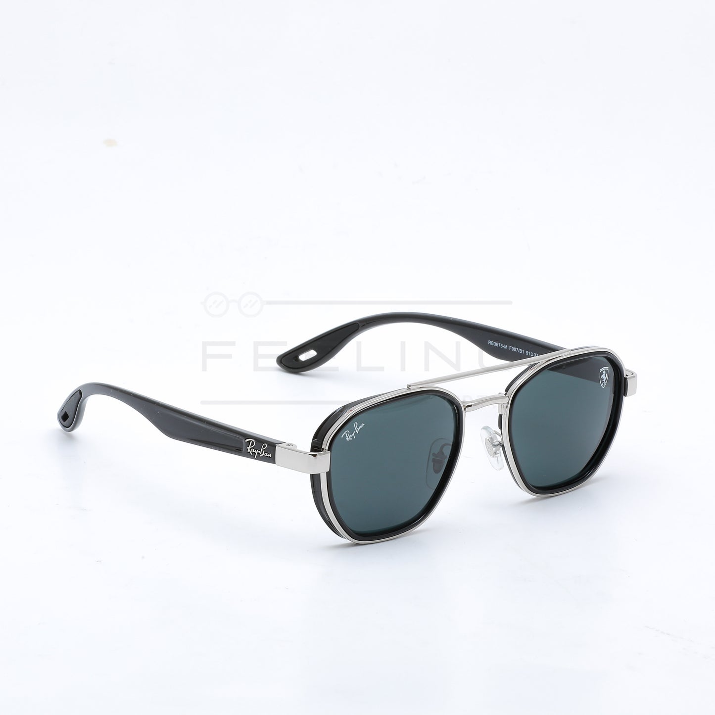 RAYBAN FERRARI RB-3676M - Noir & Silver