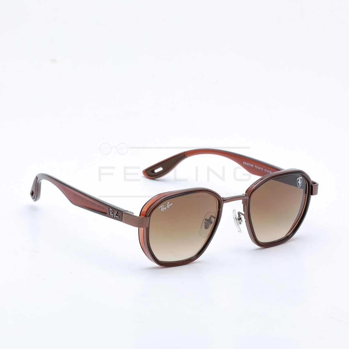 RAYBAN FERRARI RB-3674M - Marron & Bronze