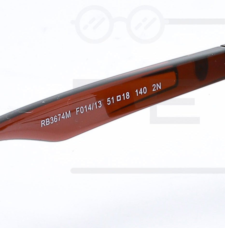RAYBAN FERRARI RB-3674M - Marron & Bronze