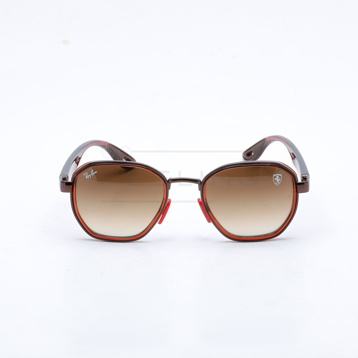 RAYBAN FERRARI RB-3674M - Marron & Rouge
