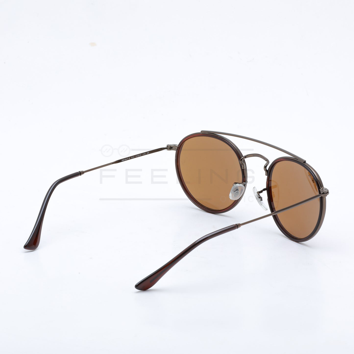 RAYBAN Double Bridge RB-3647N - Marron & Bronze