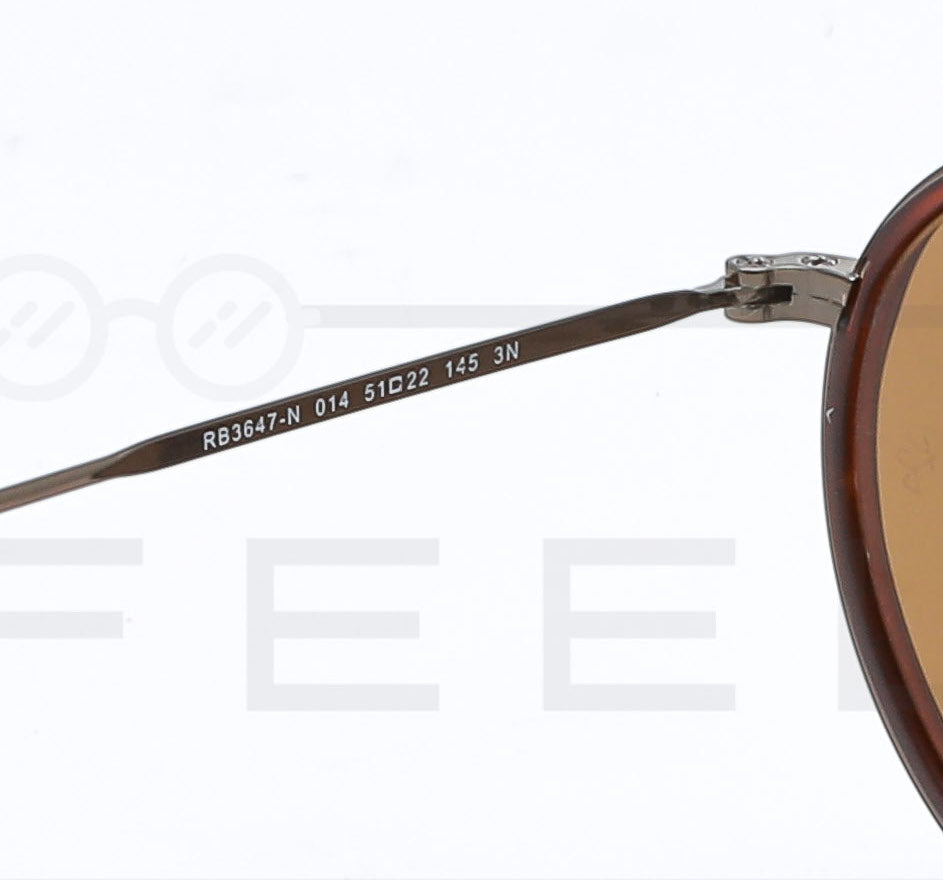 RAYBAN Double Bridge RB-3647N - Marron & Bronze