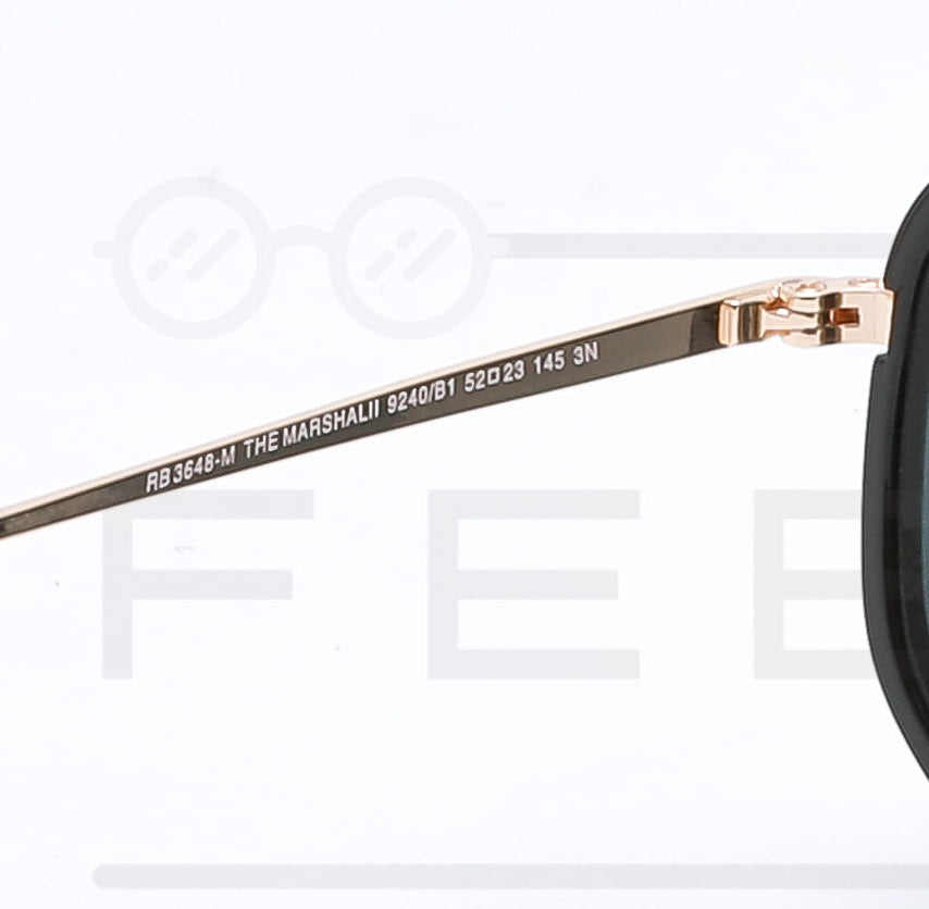 RAYBAN MARSHAL II RB-3648M - Vert & Gold