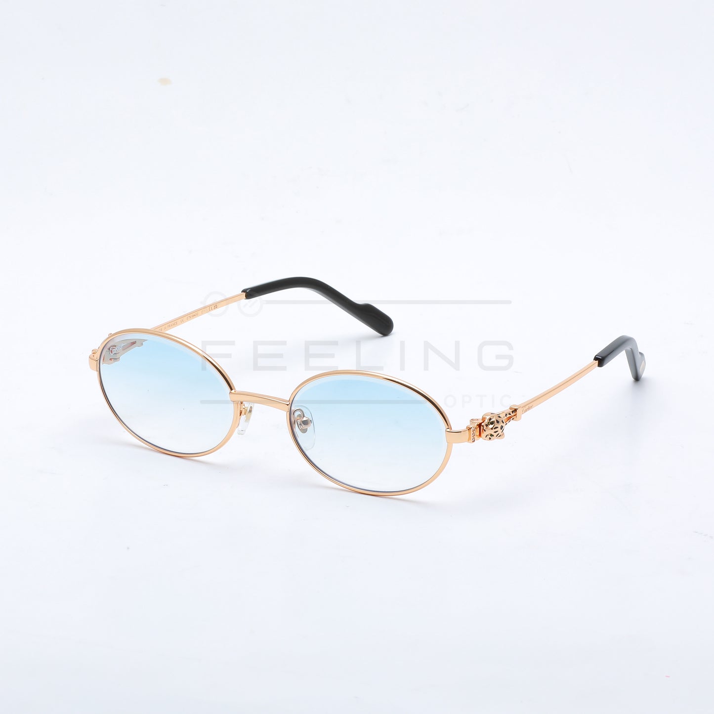 CARTIER CT01840O - Bleu & Gold