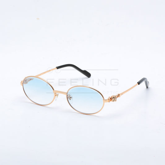 CARTIER CT01840O - Bleu & Gold