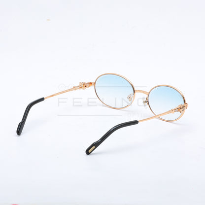 CARTIER CT01840O - Bleu & Gold