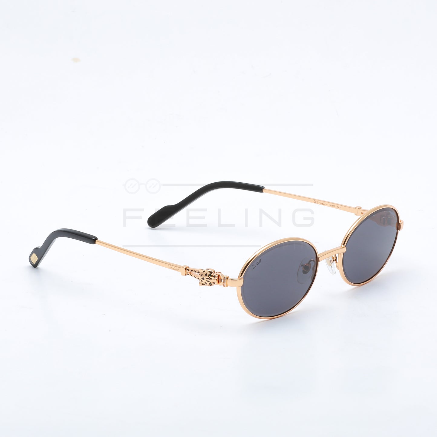 CARTIER CT01840O - Noir & Gold
