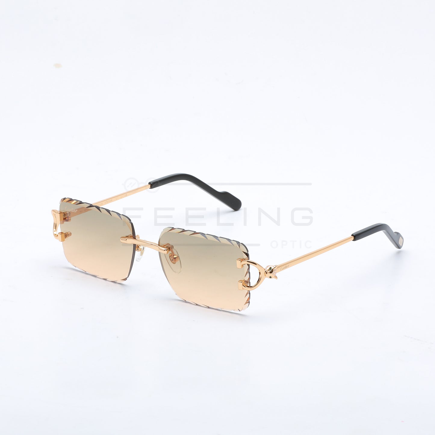CARTIER CT0758S - Marron & Gold