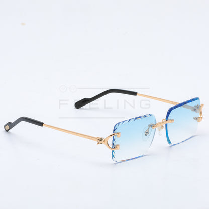 CARTIER CT0758S - Bleu & Gold