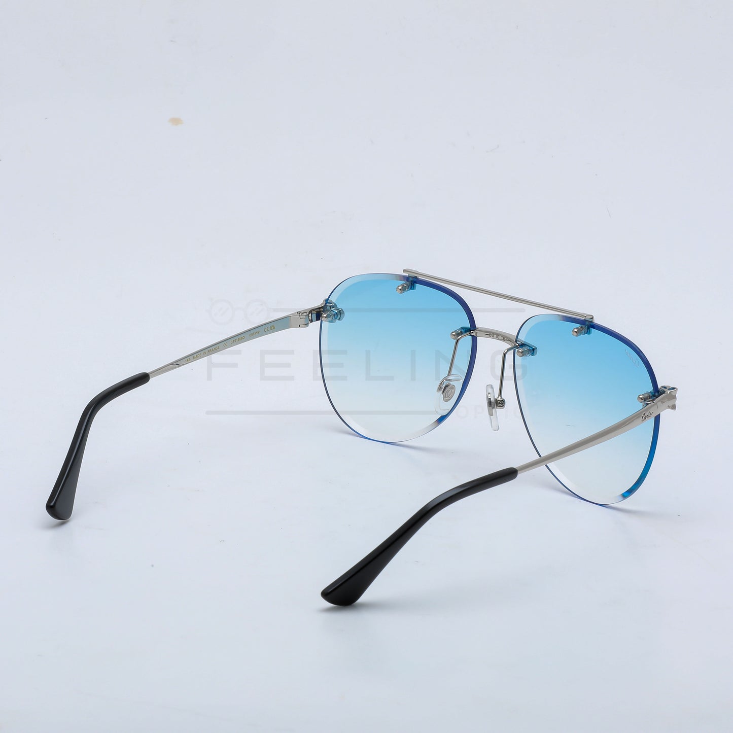 CARTIER CT01586O - Bleu Dégradé & Gris