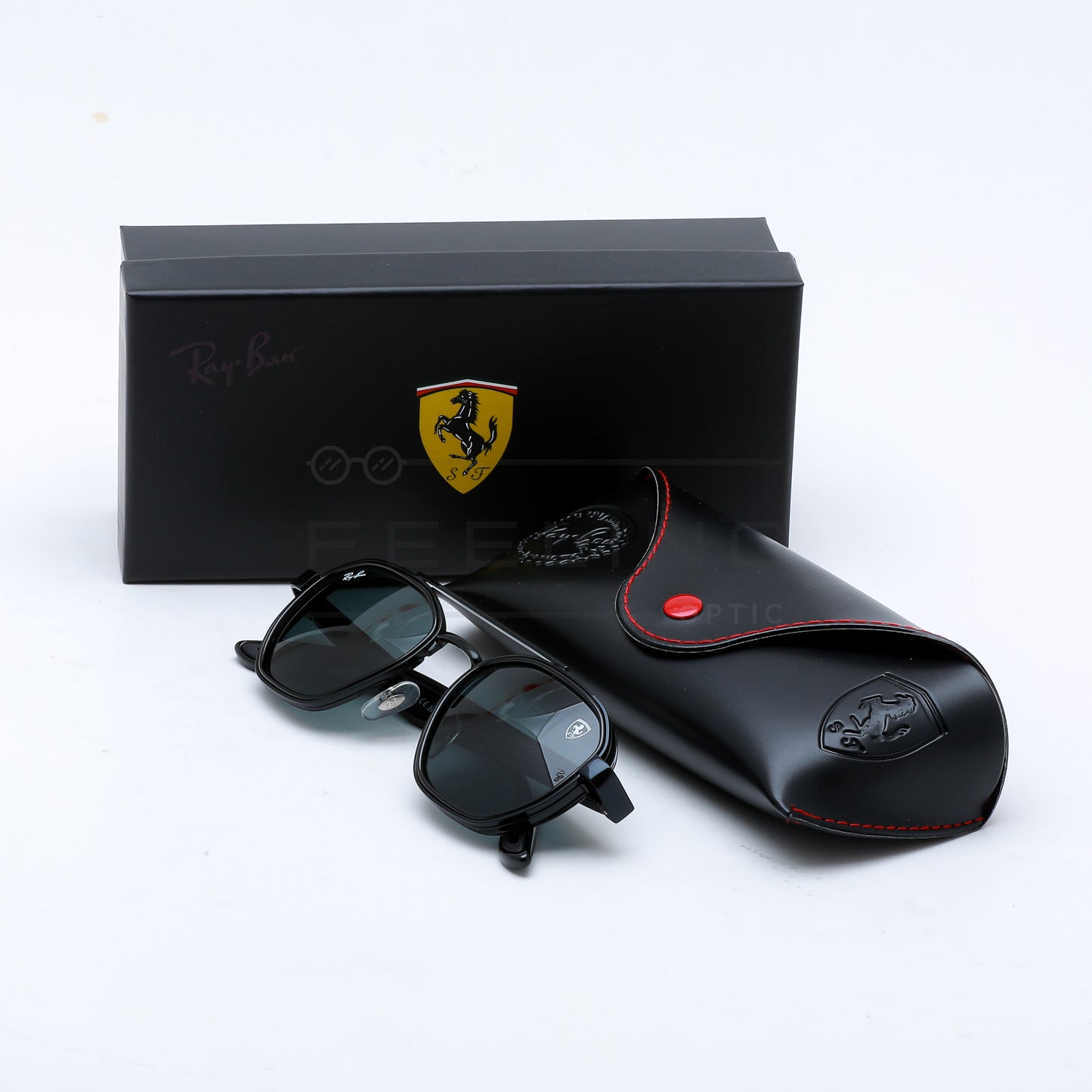 RAYBAN FERRARI RB-3676M - Full Black