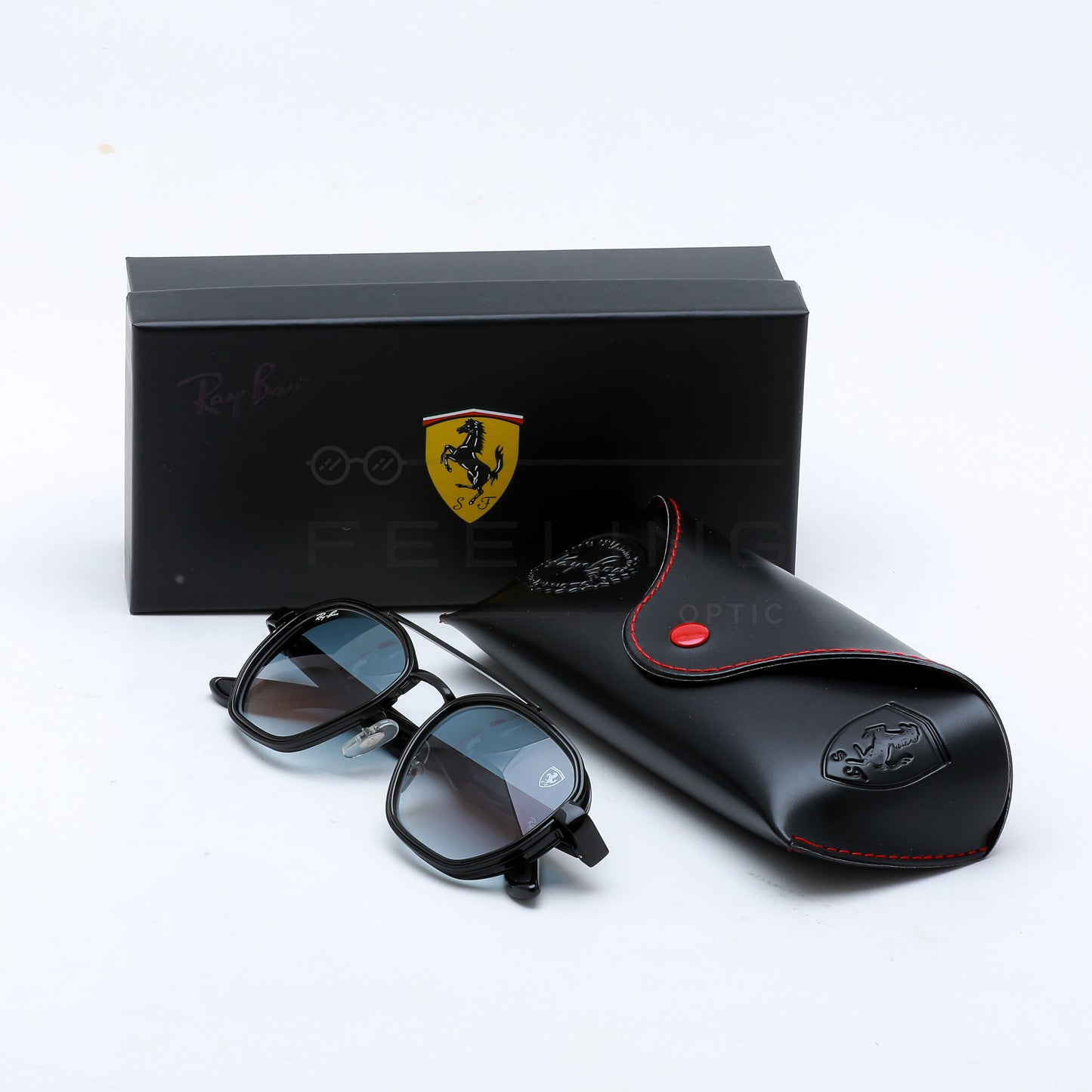 RAYBAN FERRARI RB-3676M - Gris & Noir