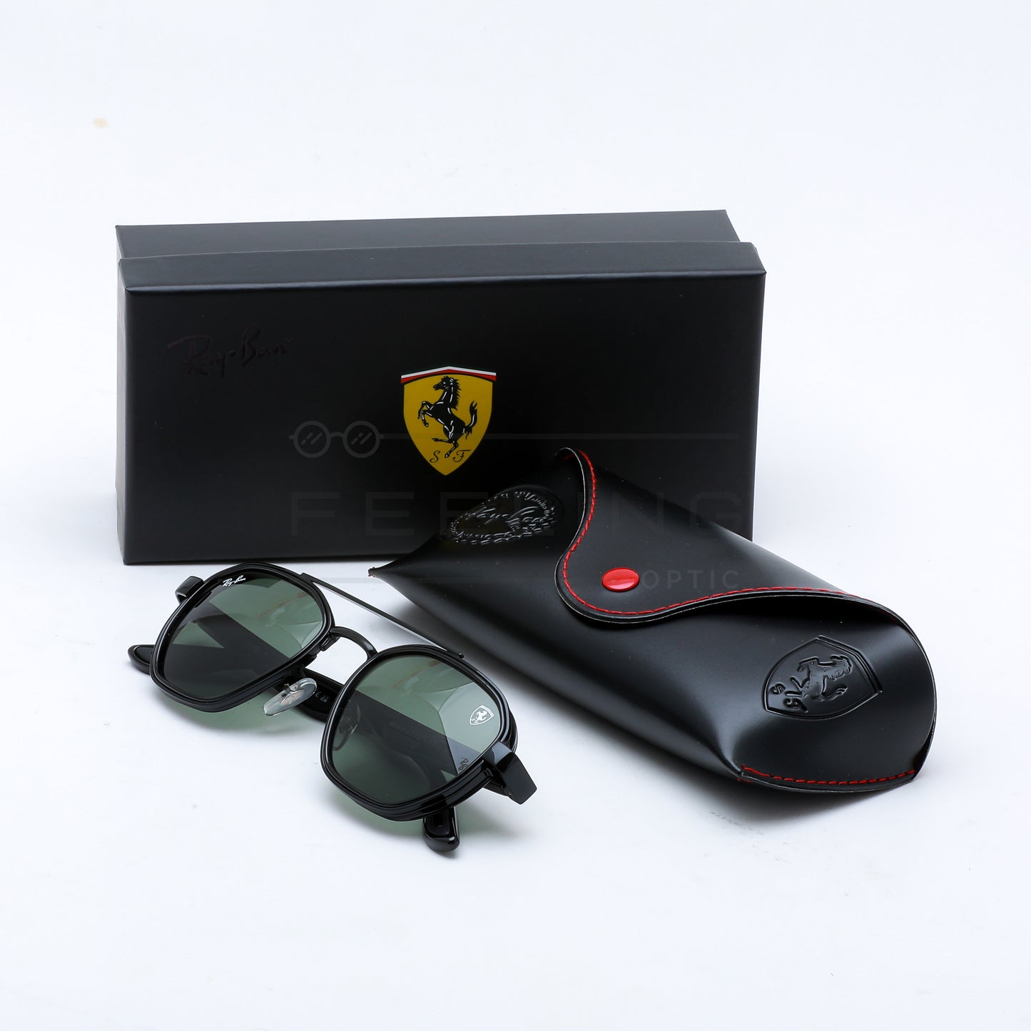 RAYBAN FERRARI RB-3676M - Vert & Noir