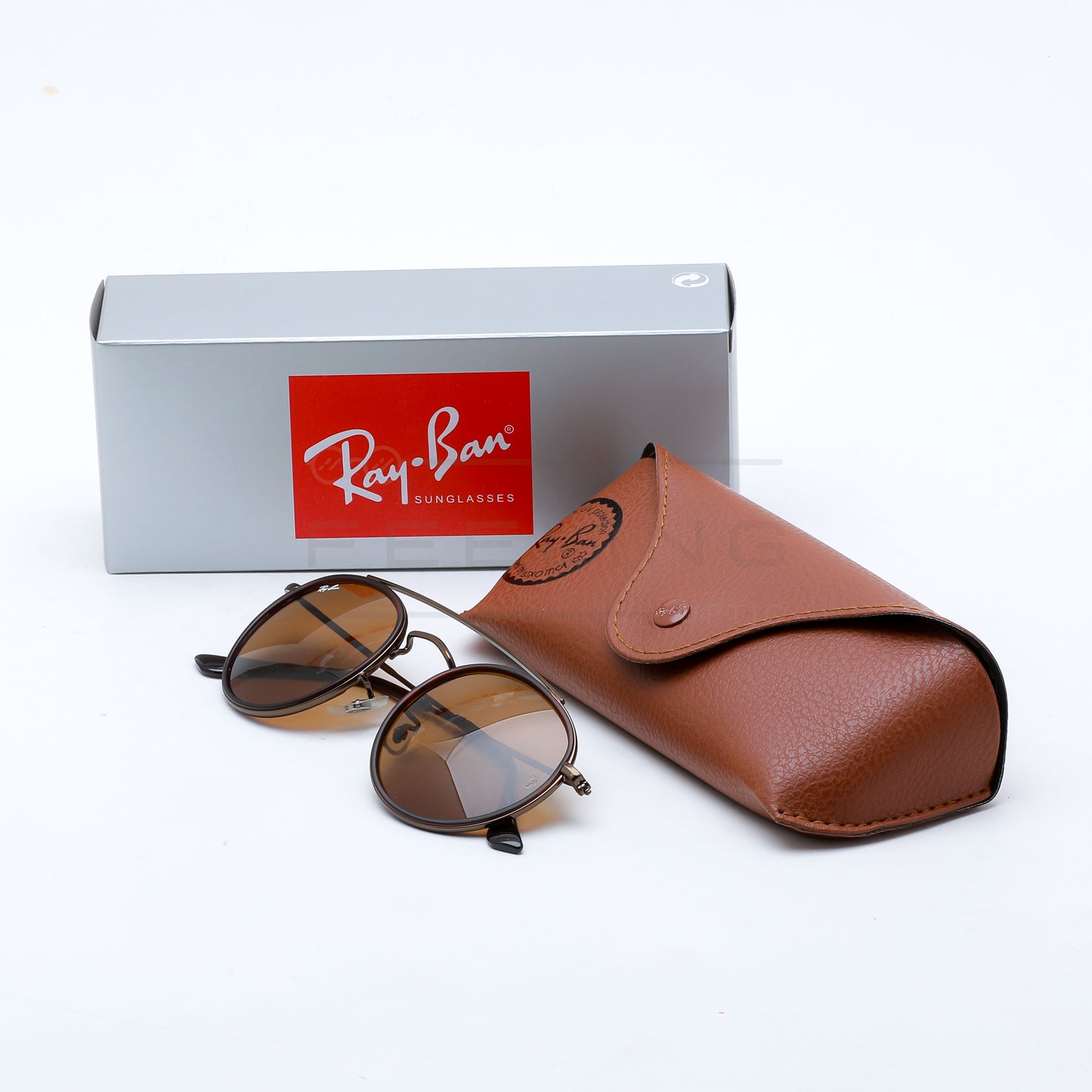 RAYBAN Double Bridge RB-3647N - Marron & Bronze