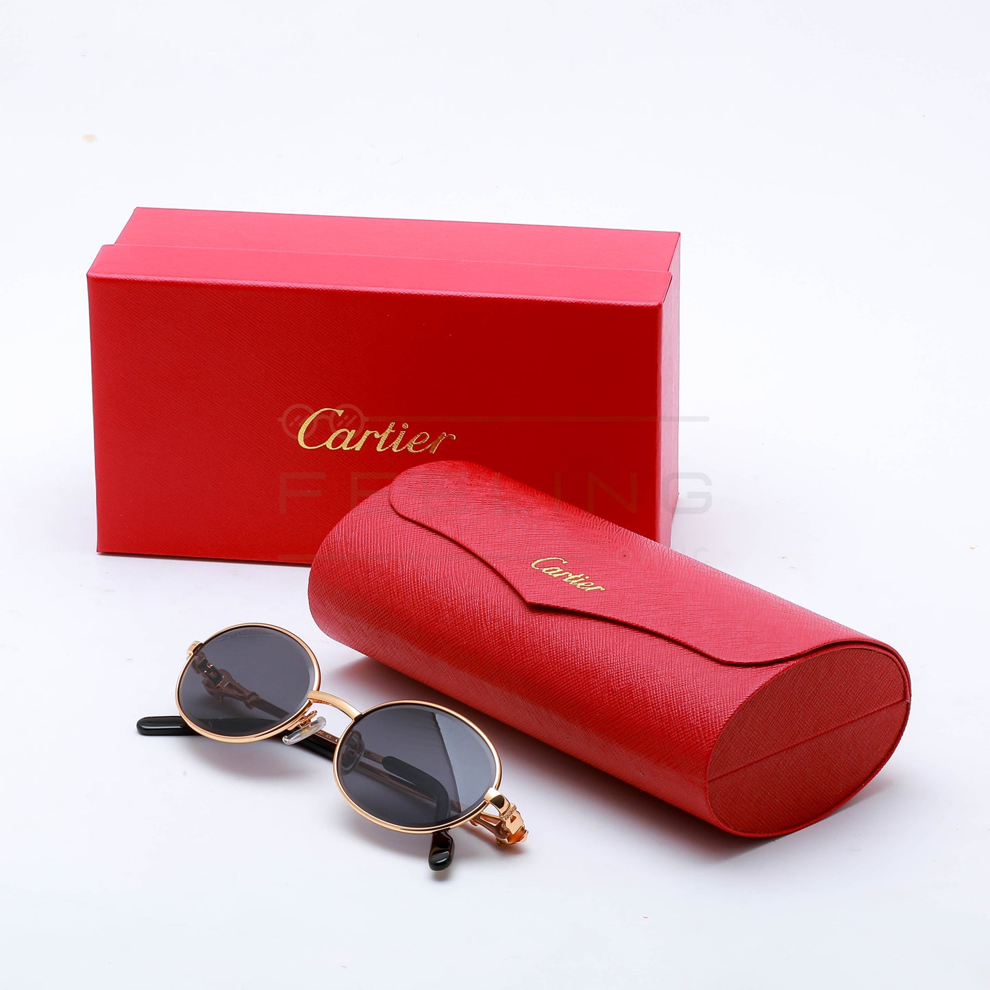 CARTIER CT01840O - Noir & Gold