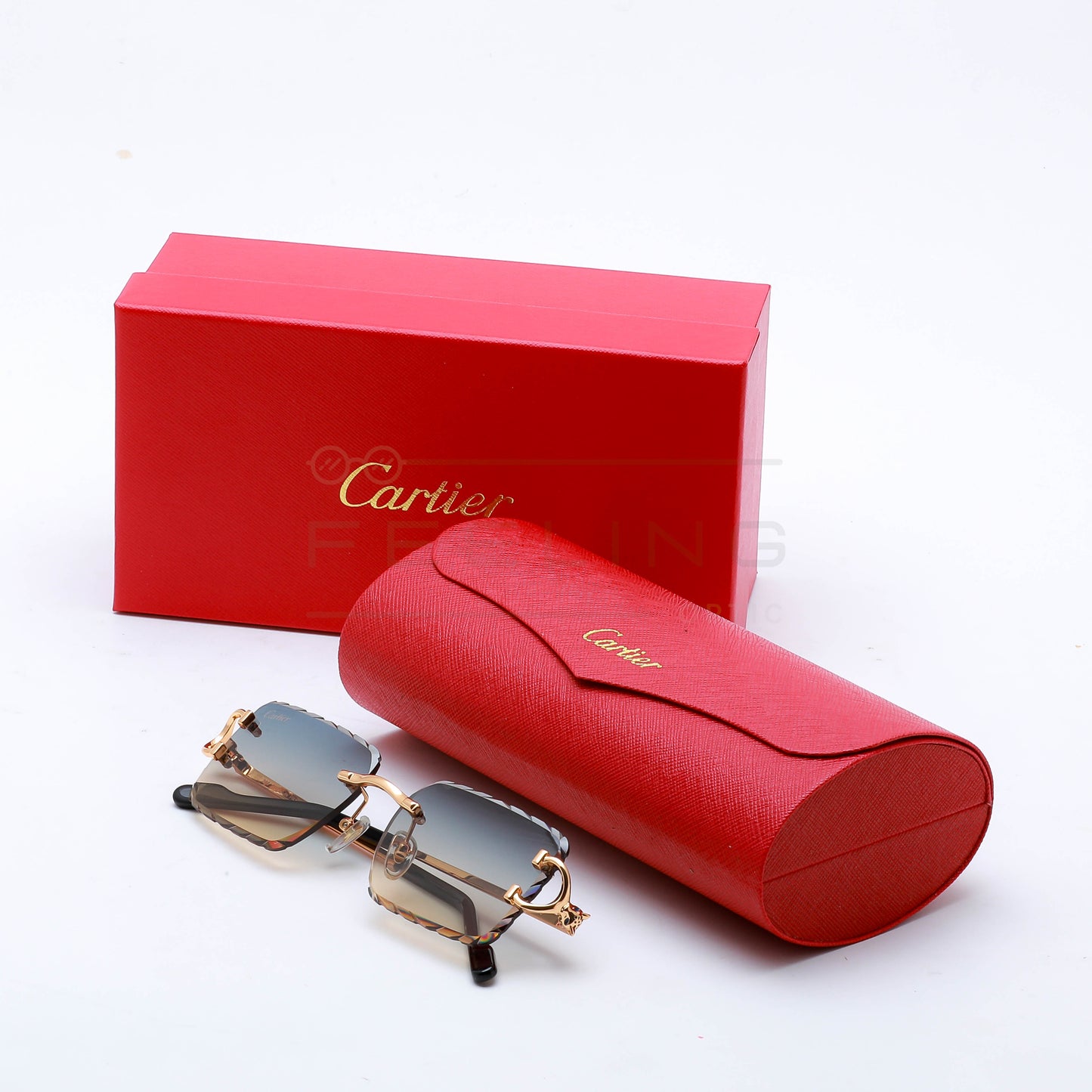 CARTIER CT0758S - Dégradé & Gold