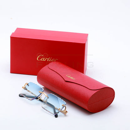 CARTIER CT0758S - Bleu & Gold