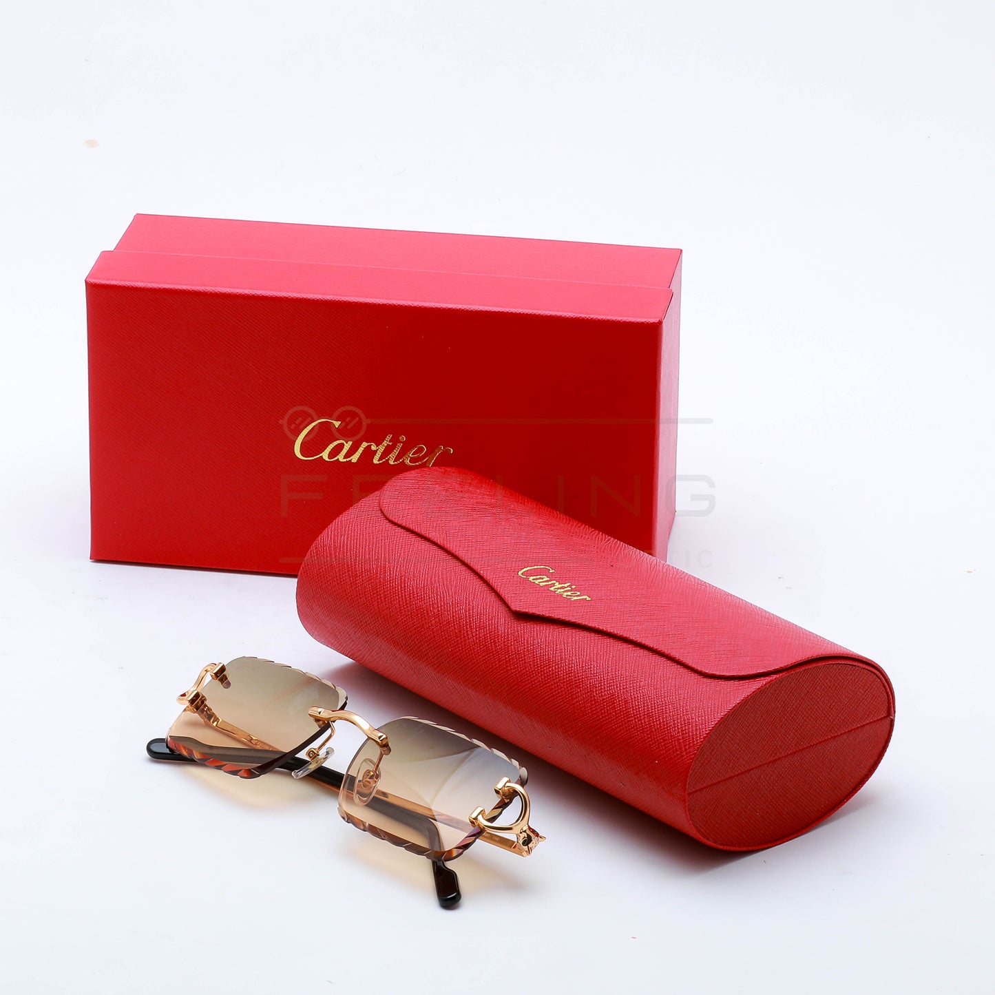 CARTIER CT0758S - Marron & Gold