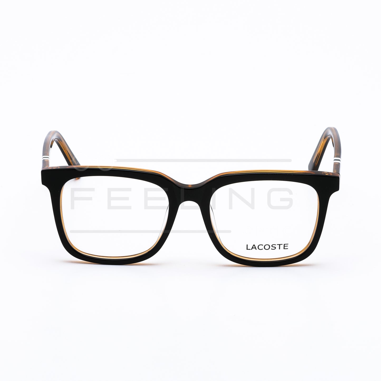 LACOSTE L2646 - Noir & Orange