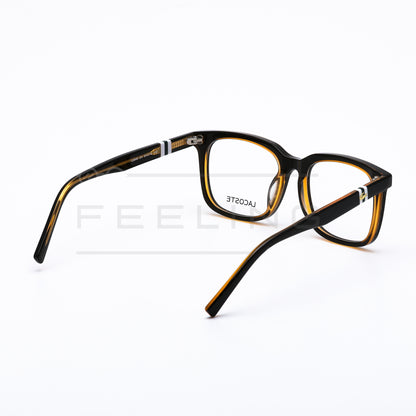 LACOSTE L2646 - Noir & Orange