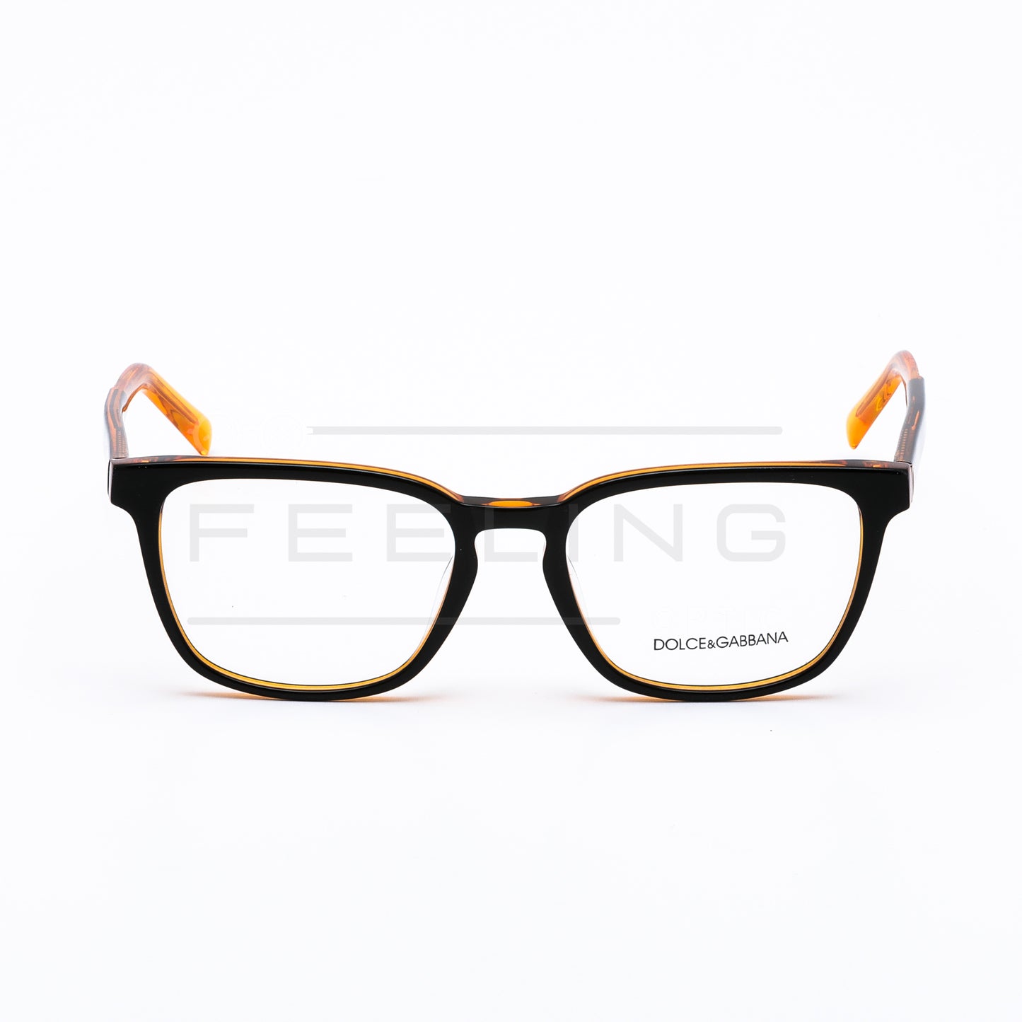 DOLCE GABBANA DG3307 - Noir & Orange