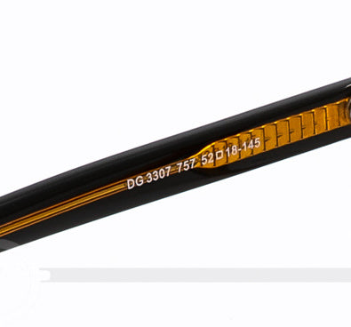 DOLCE GABBANA DG3307 - Noir & Orange