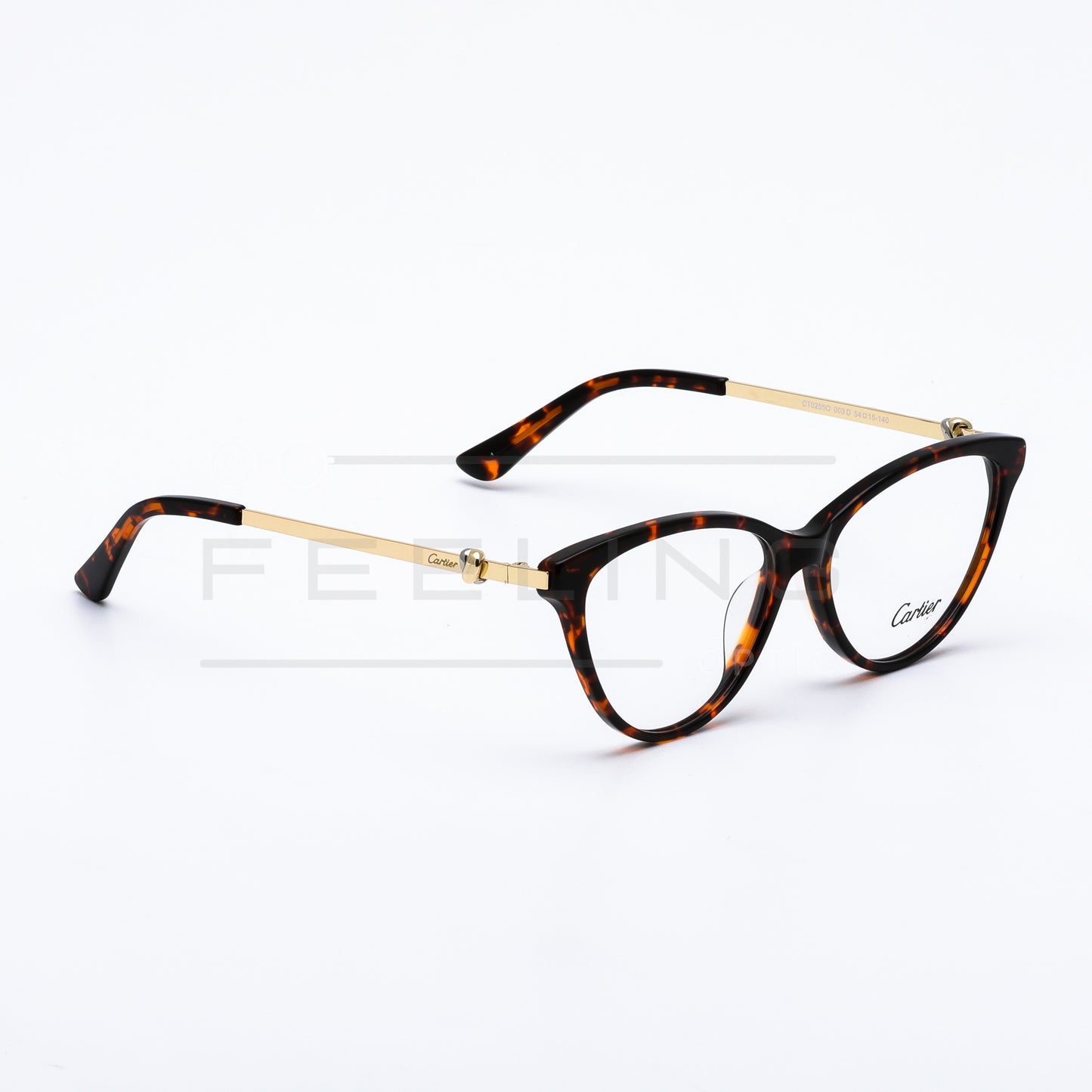 CARTIER CT0255O Noir Havane & Gold