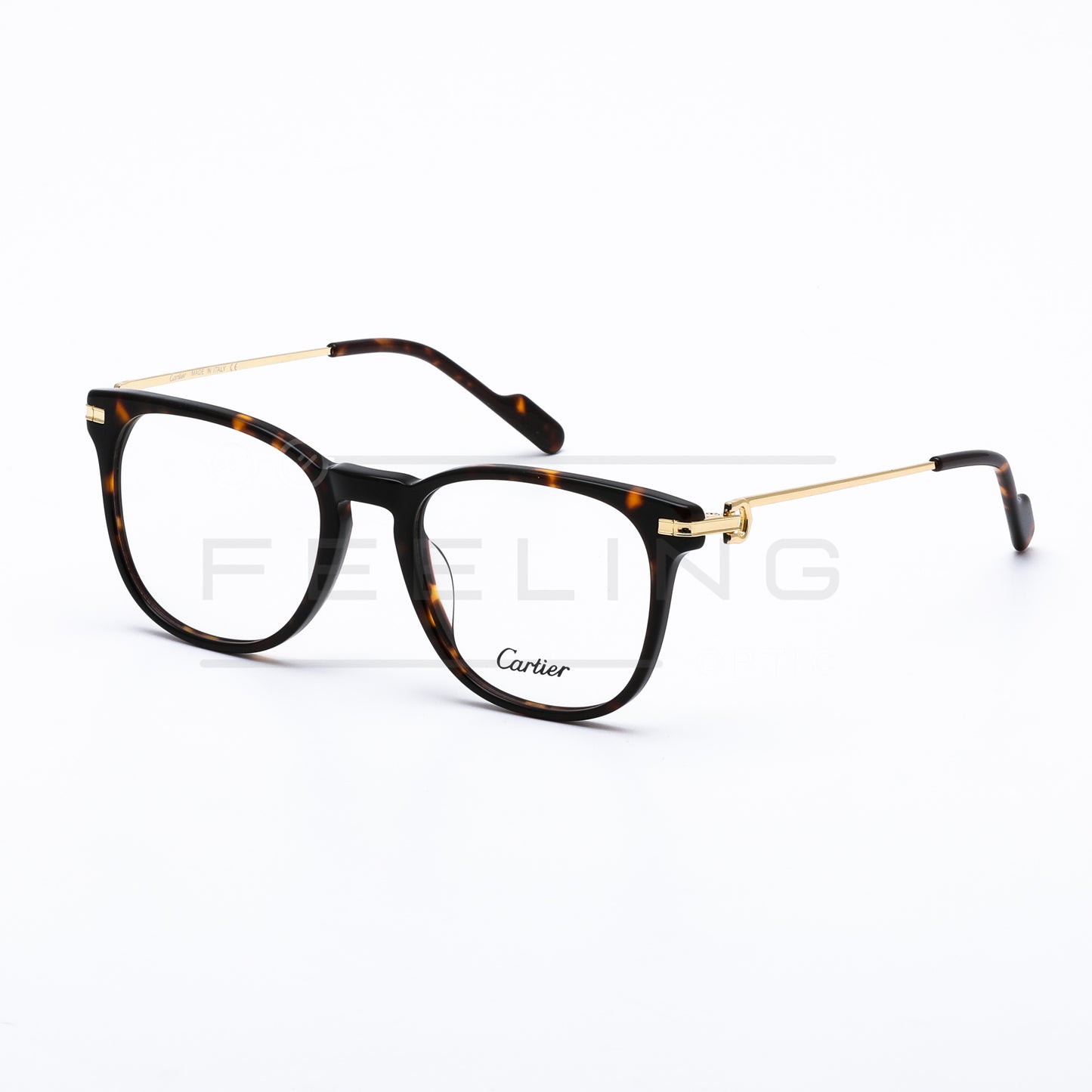 CARTIER CT0248O Noir Havane & Gold