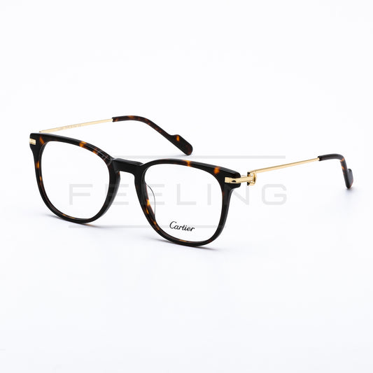 CARTIER CT0248O Noir Havane & Gold