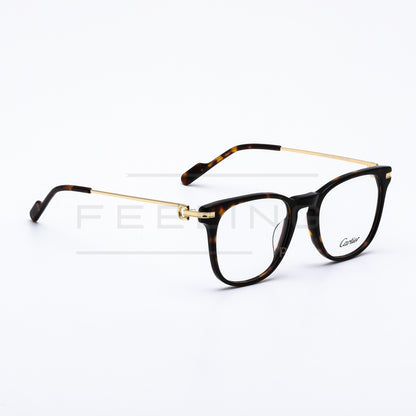 CARTIER CT0248O Noir Havane & Gold