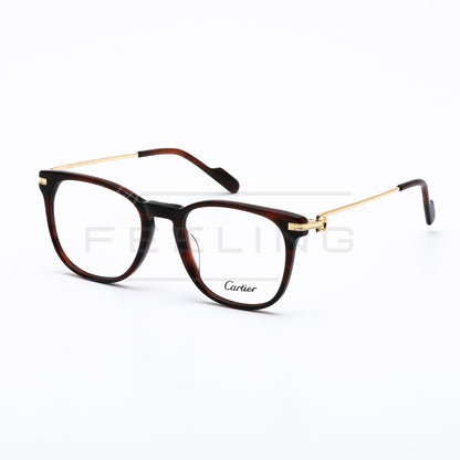 CARTIER CT0248O Marron Havane & Gold