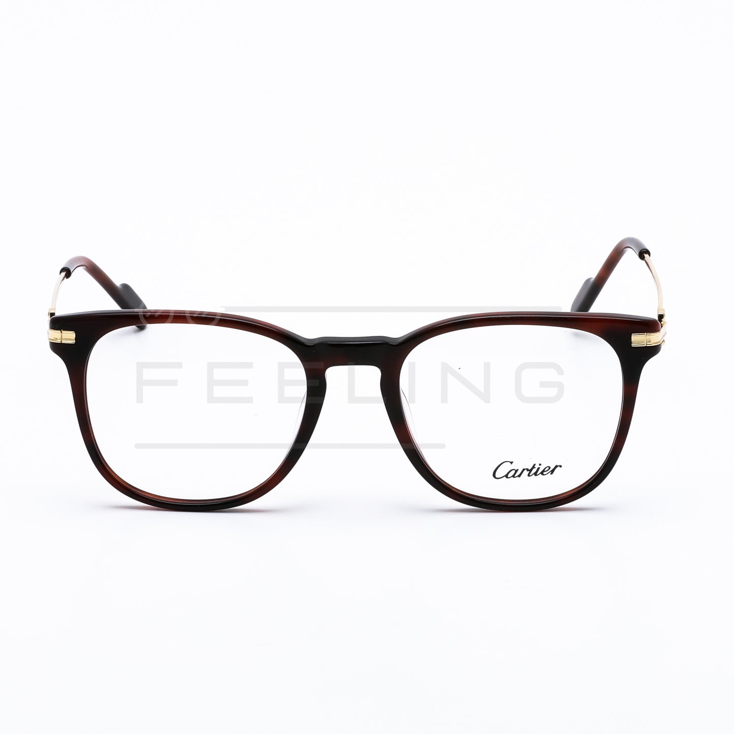 CARTIER CT0248O Marron Havane & Gold