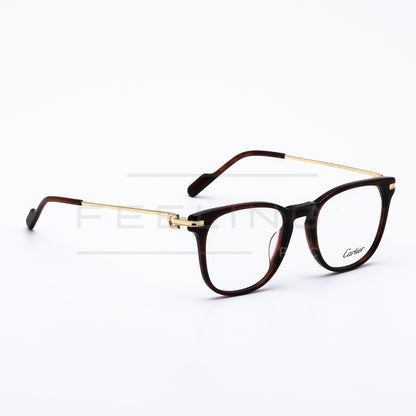 CARTIER CT0248O Marron Havane & Gold