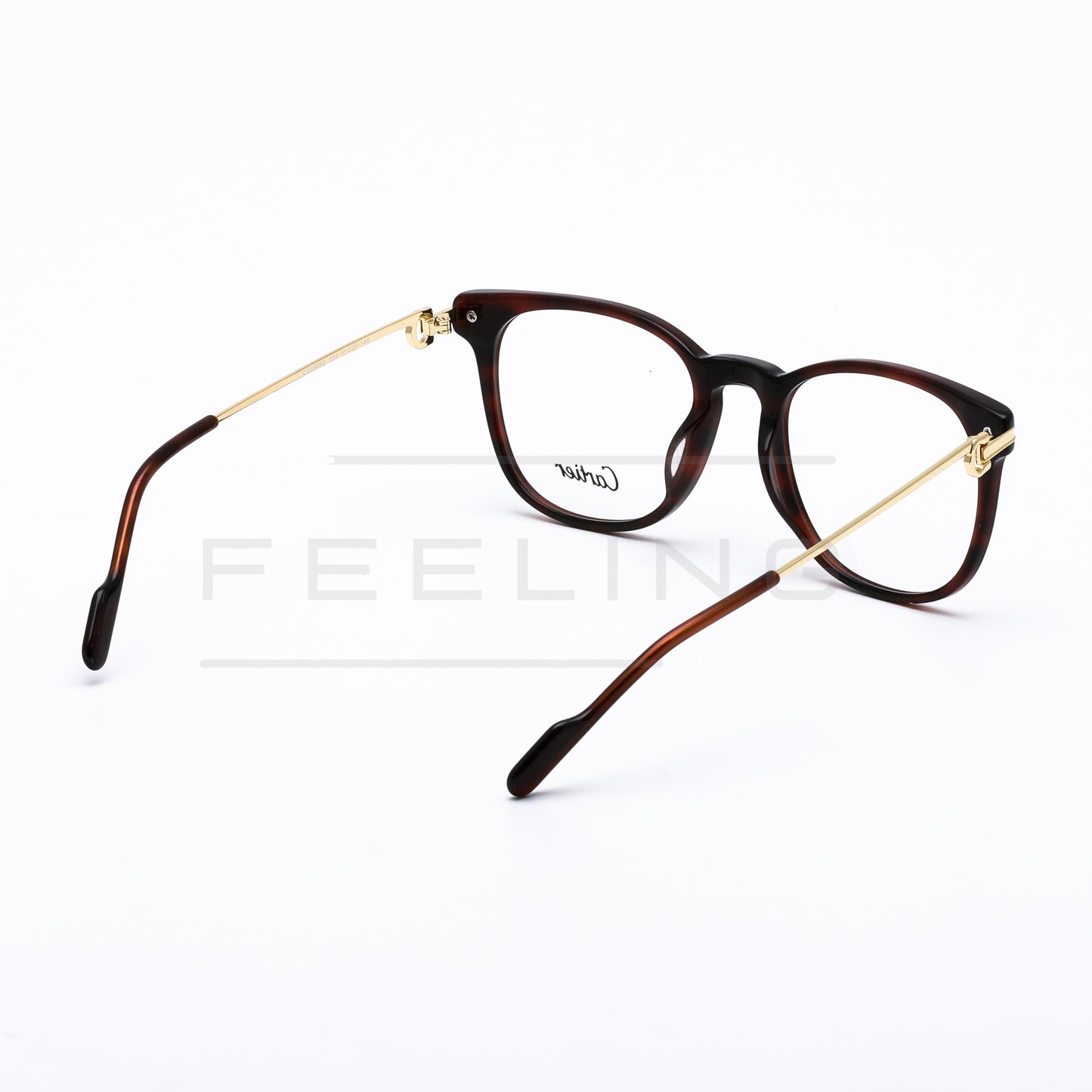 CARTIER CT0248O Marron Havane & Gold