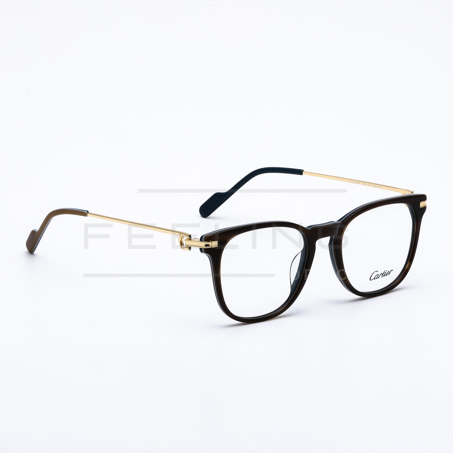 CARTIER CT0248O Marron & Gold