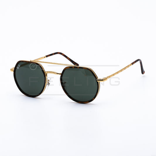 RAYBAN RB-3765 - Vert & Gold