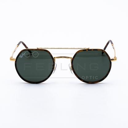 RAYBAN RB-3765 - Vert & Gold