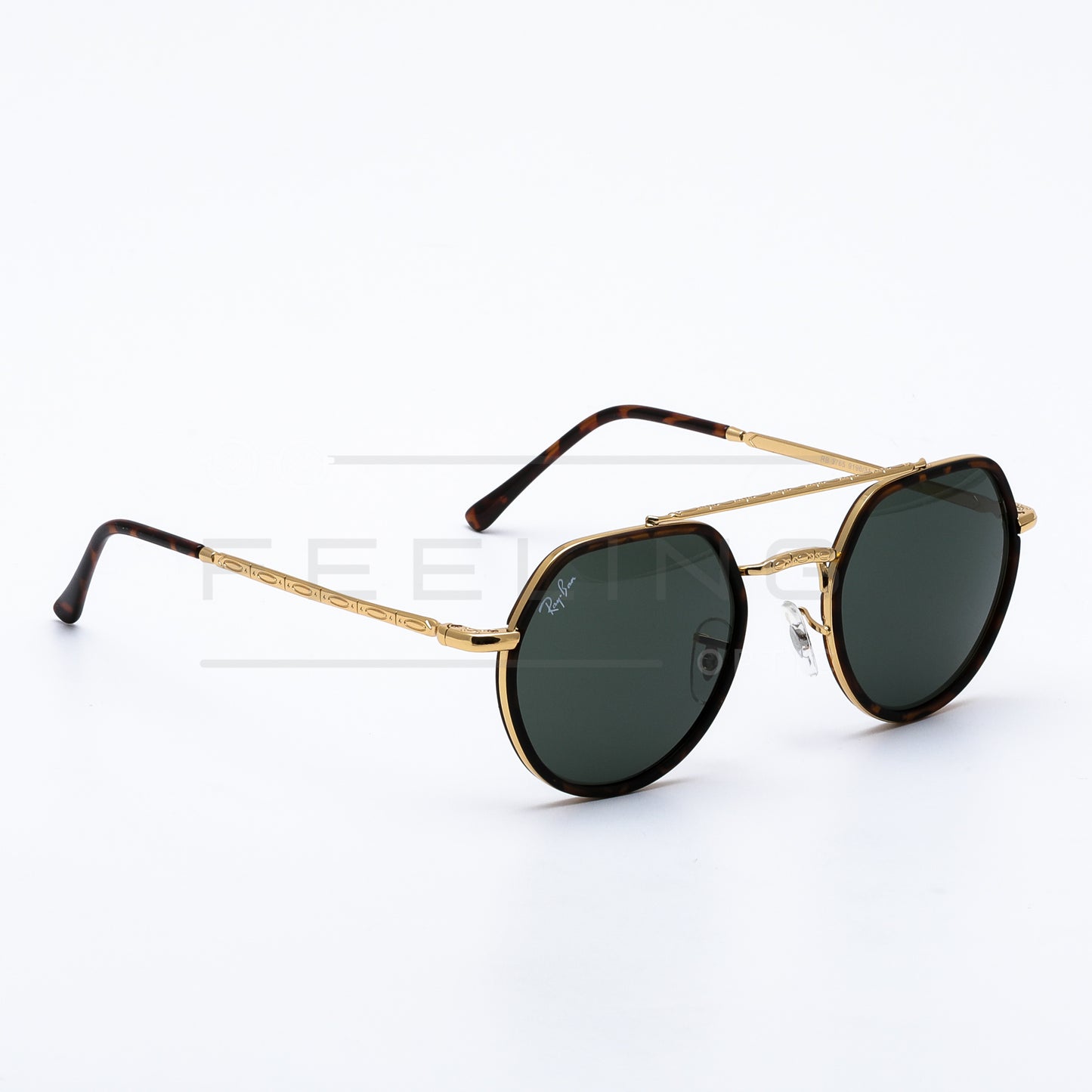 RAYBAN RB-3765 - Vert & Gold