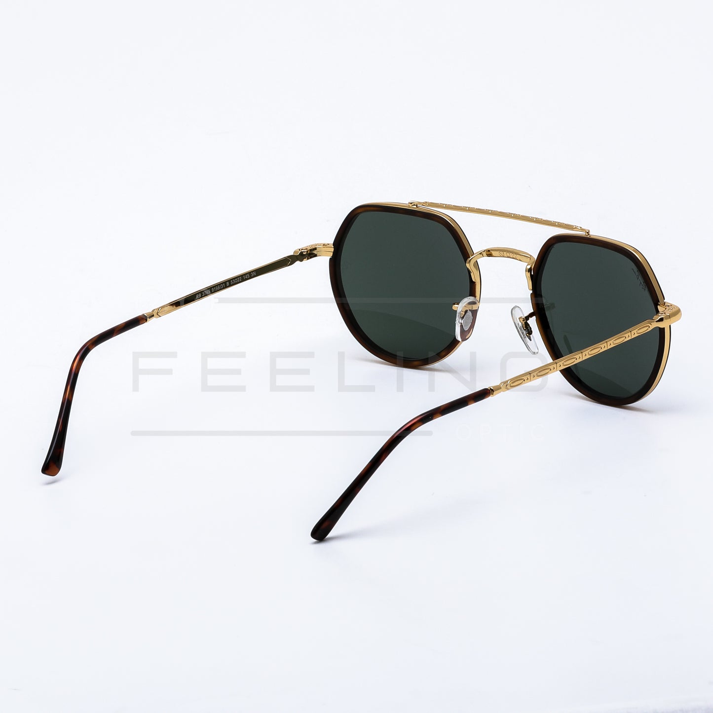 RAYBAN RB-3765 - Vert & Gold
