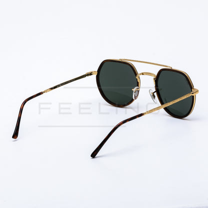 RAYBAN RB-3765 - Vert & Gold