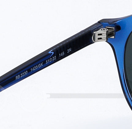 RAYBAN RB-2230 - Noir & Bleu