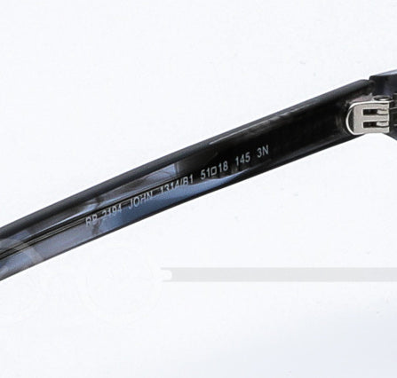 RAYBAN JOHN RB-2194 - Noir & Bleu Taché