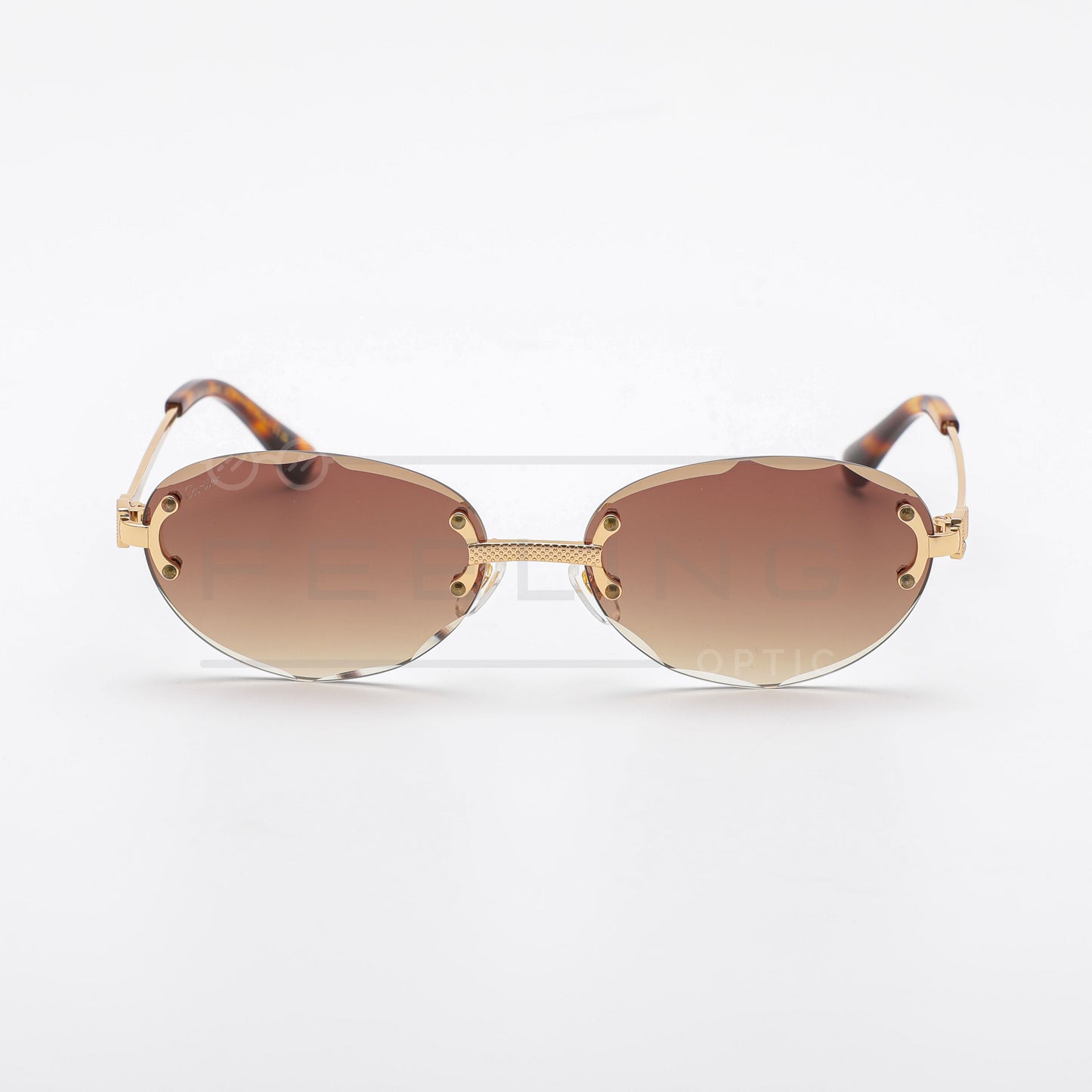 CARTIER CT0550S - Marron & Gold